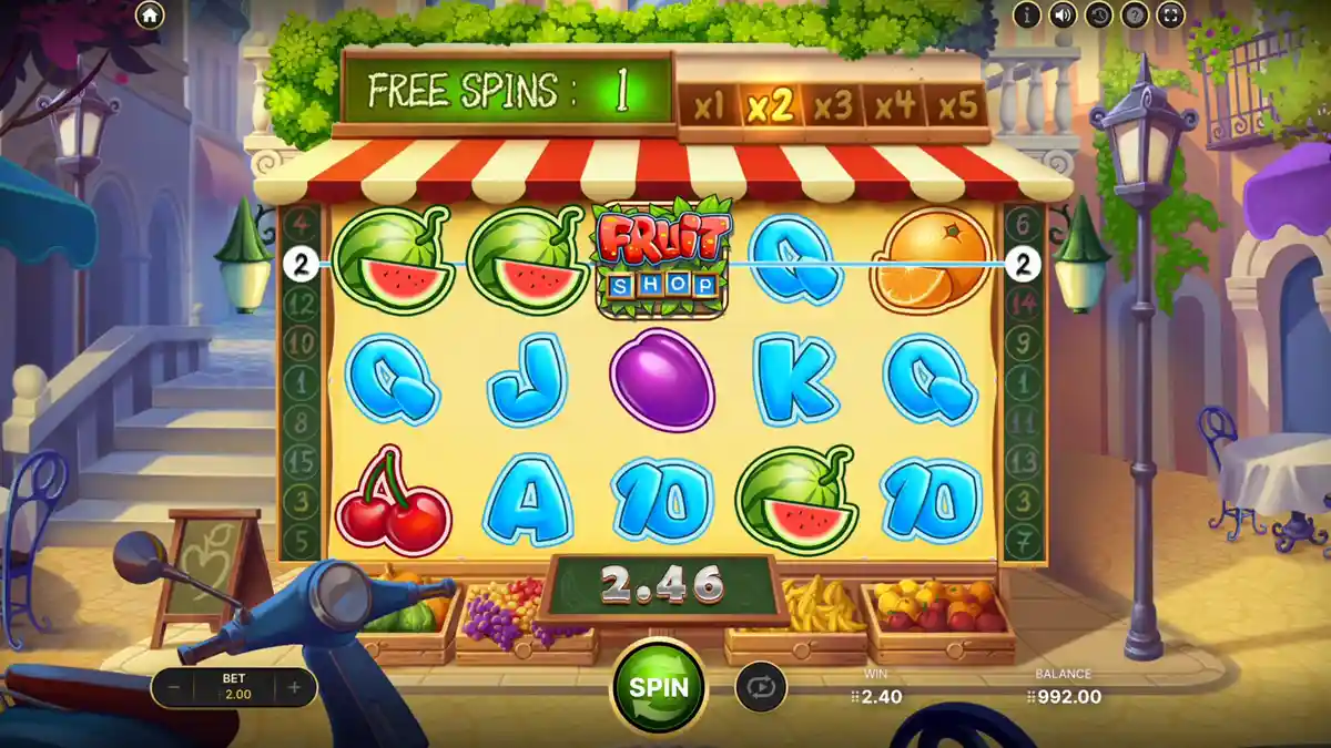 Immagine della slot Fruit Shop